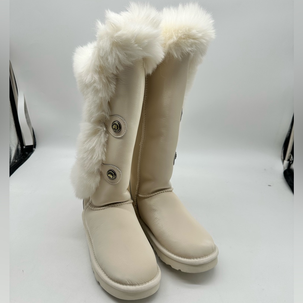 Australia Luxe Collective Nordic Tall Shearling Pale Satin Nwt Us 5 | Eu 36